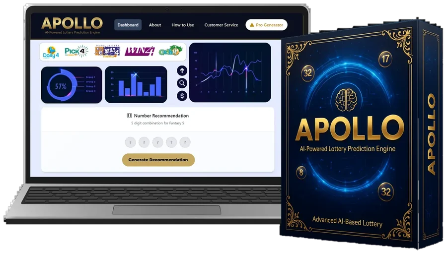Apollo AI number dashboard on a laptop screen